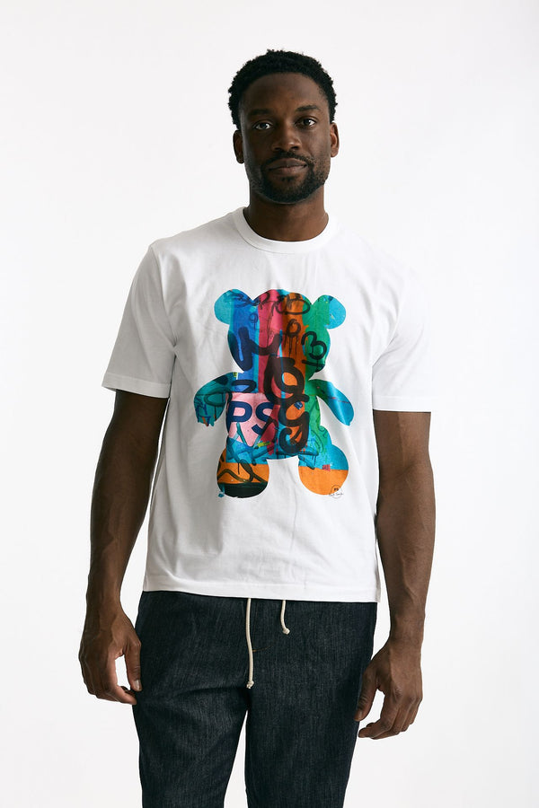 T-shirt in cotone bianco men Paul smith