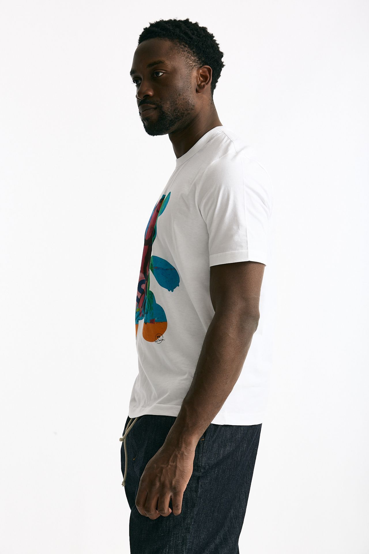 T-shirt in cotone bianco men Paul smith - 3