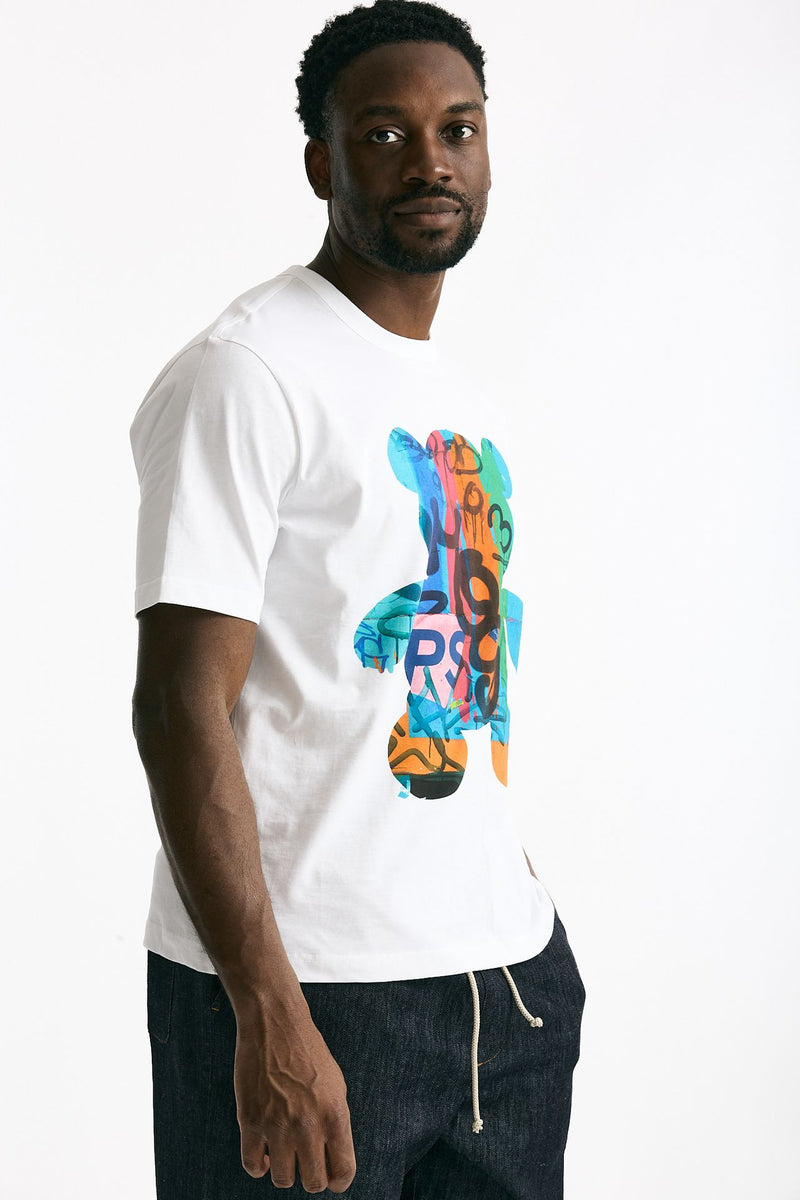T-shirt in cotone bianco men Paul smith - 1