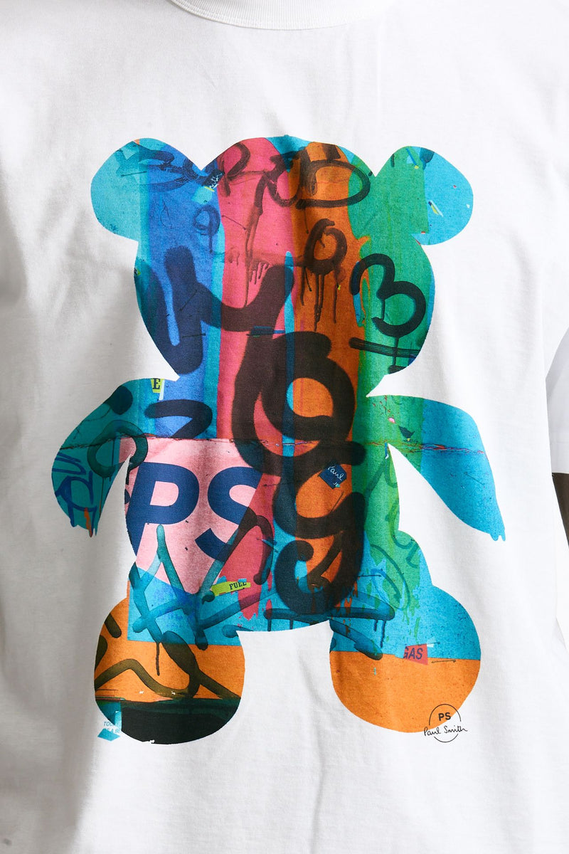 T-shirt in cotone bianco men Paul smith - 5