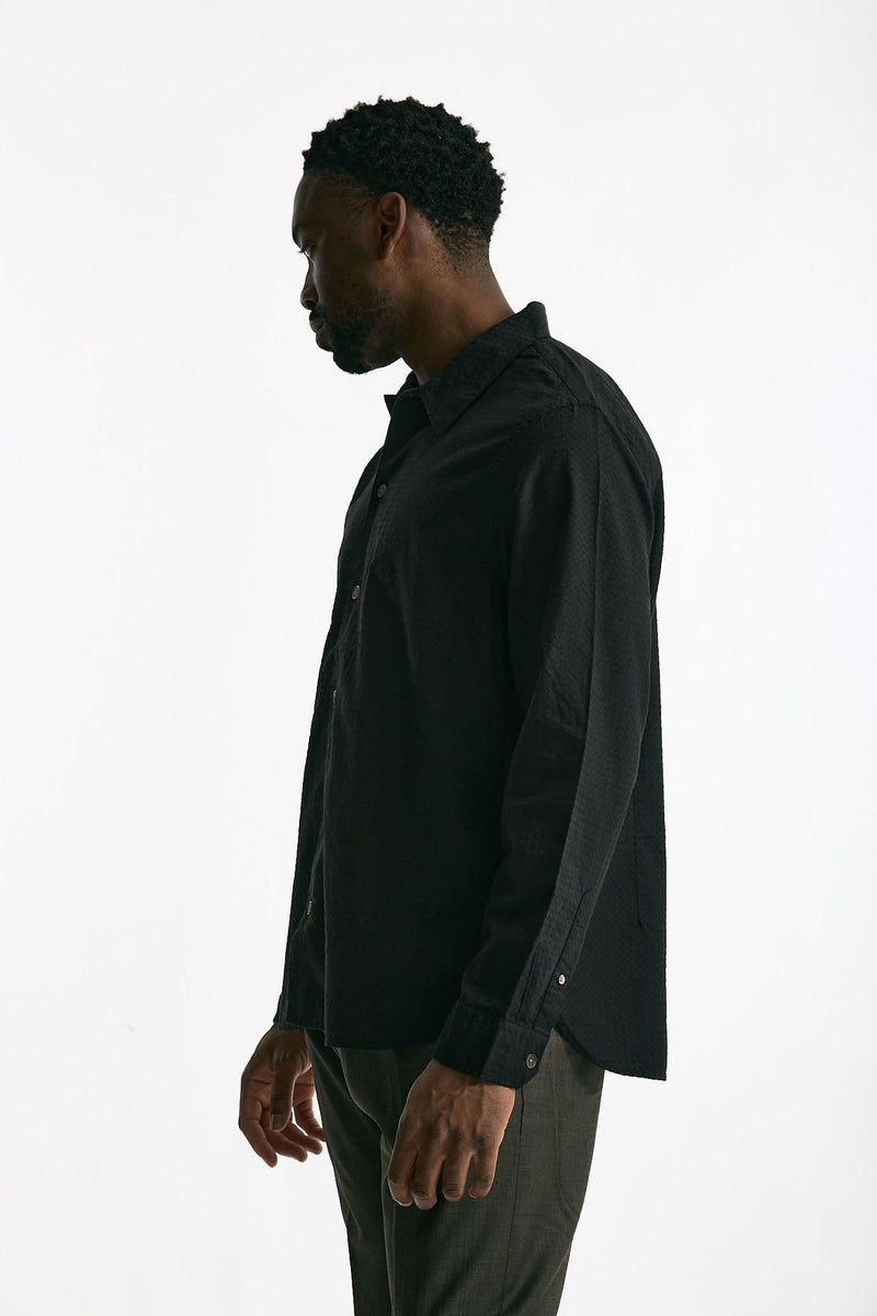 Camicia in cotone operato nero men Paul smith - 1