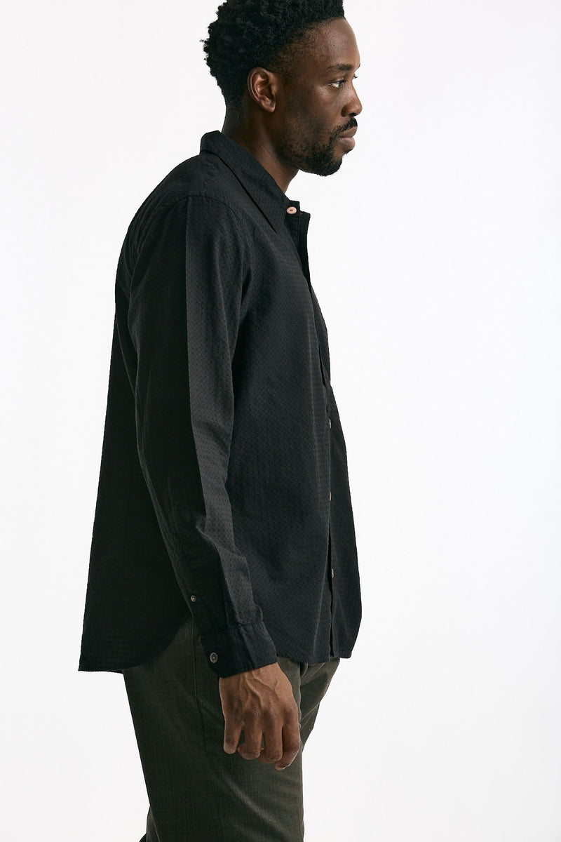 Camicia in cotone operato nero men Paul smith - 4
