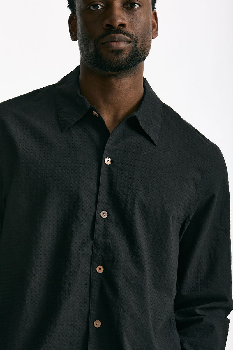 Camicia in cotone operato nero men Paul smith - 5