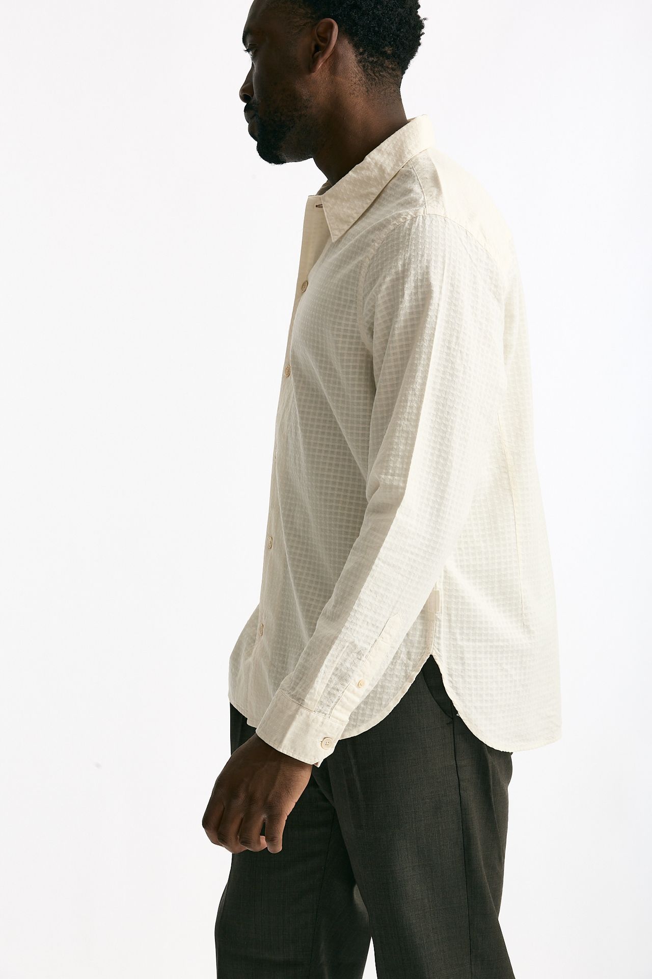 Camicia in cotone operato panna men Paul smith - 3