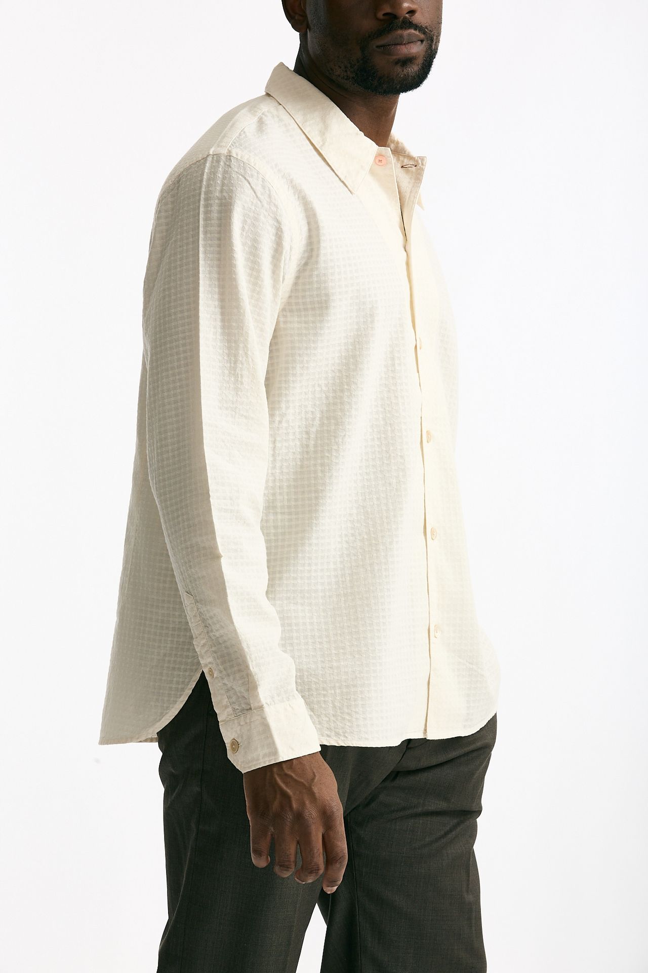 Camicia in cotone operato panna men Paul smith - 2