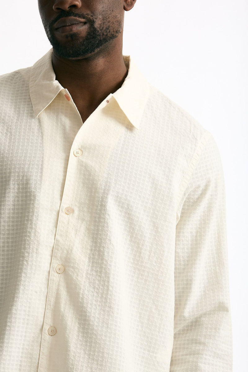 Camicia in cotone operato panna men Paul smith - 5