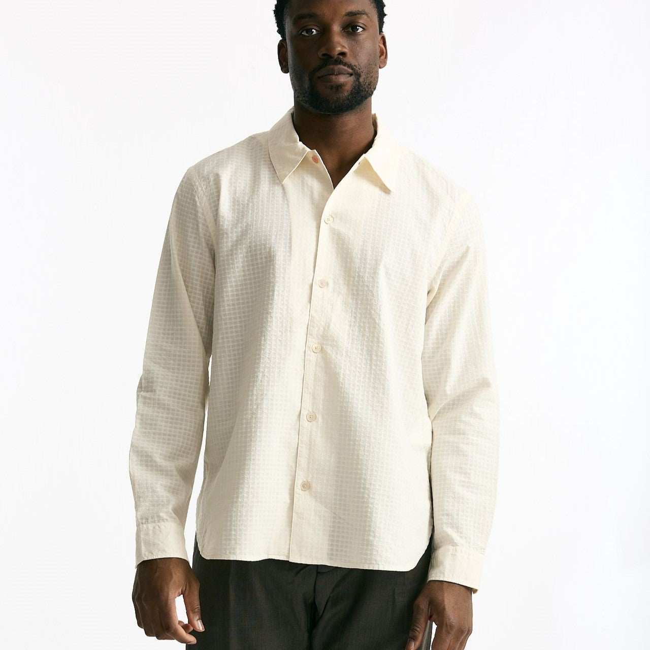 Camicia in cotone operato panna men Paul smith - 6
