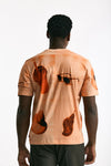 T-shirt in cotone lavato arancio men Paul smith - 3