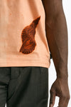 T-shirt in cotone lavato arancio men Paul smith - 6
