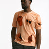T-shirt in cotone lavato arancio men Paul smith - 7