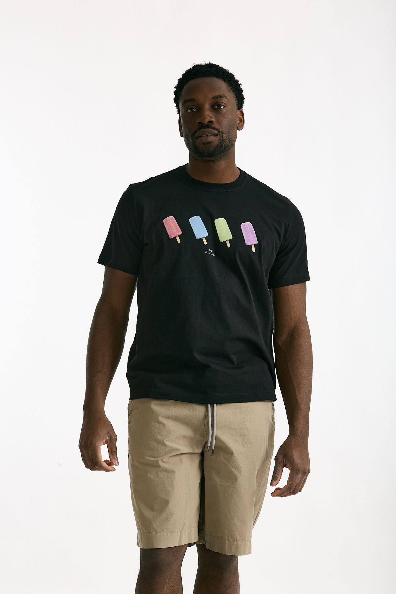 T-shirt in cotone nero men Paul smith - 1