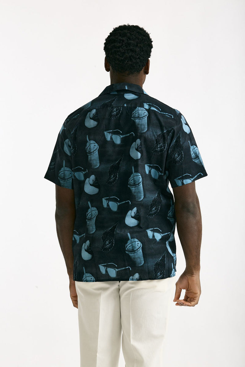 Camicia in cotone Fantasia blu e azzurro men Paul smith - 3
