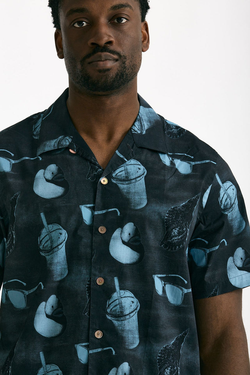 Camicia in cotone Fantasia blu e azzurro men Paul smith - 5