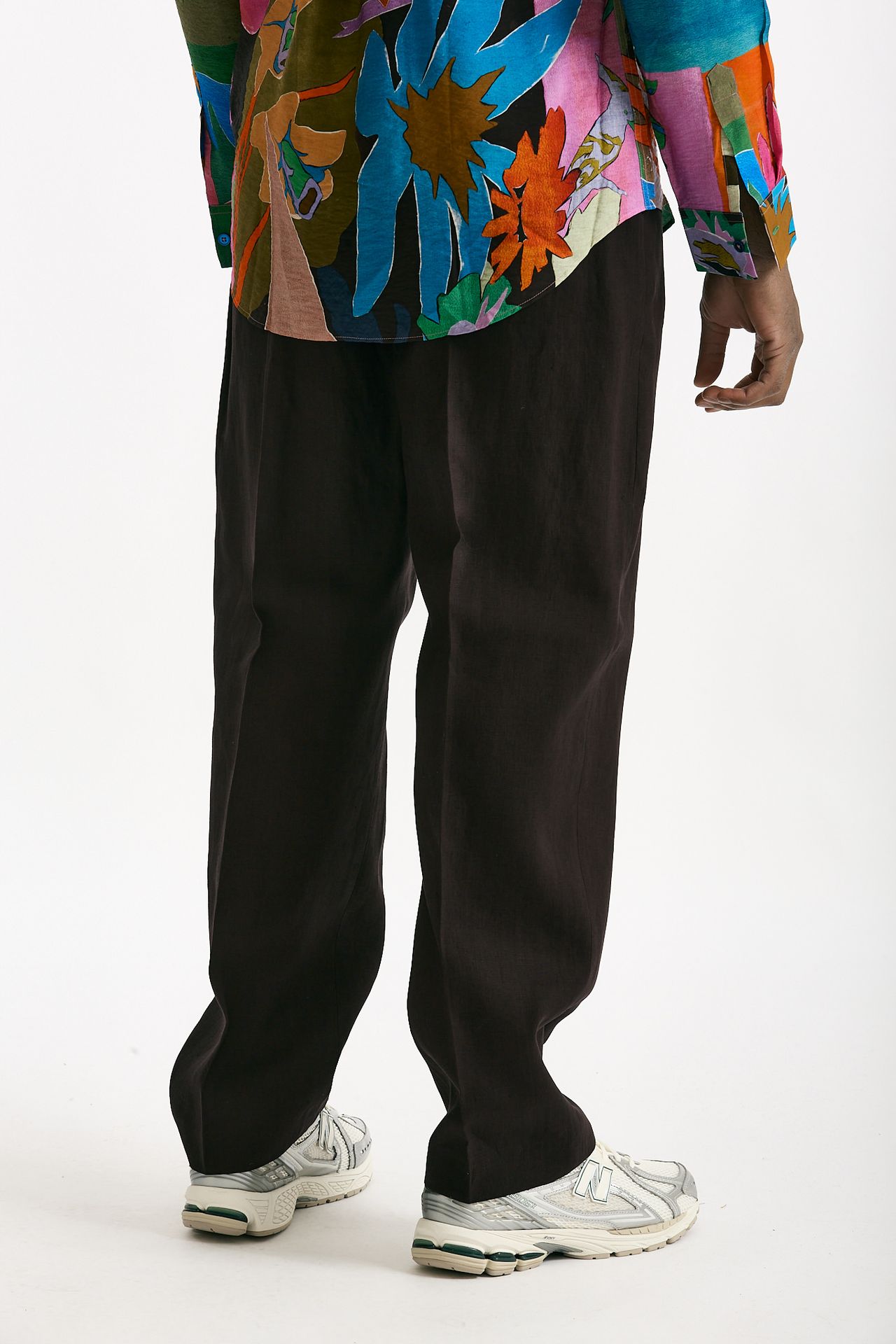 Pantalone in lino prugna men Paul smith - 3