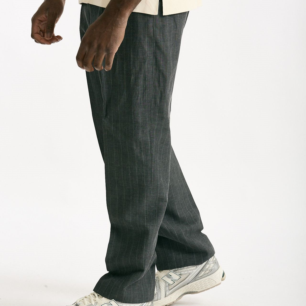 Pantalone in lana e lino Grigio gessato men Paul smith - 8