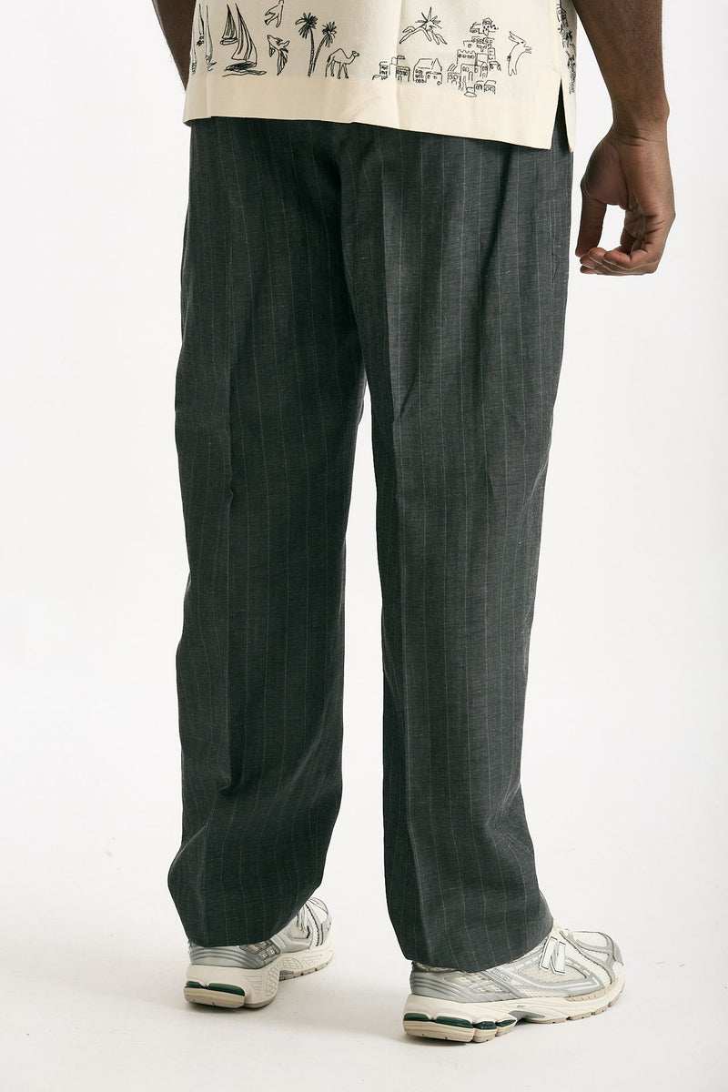 Pantalone in lana e lino Grigio gessato men Paul smith - 4
