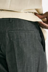 Pantalone in lana e lino Grigio gessato men Paul smith - 5