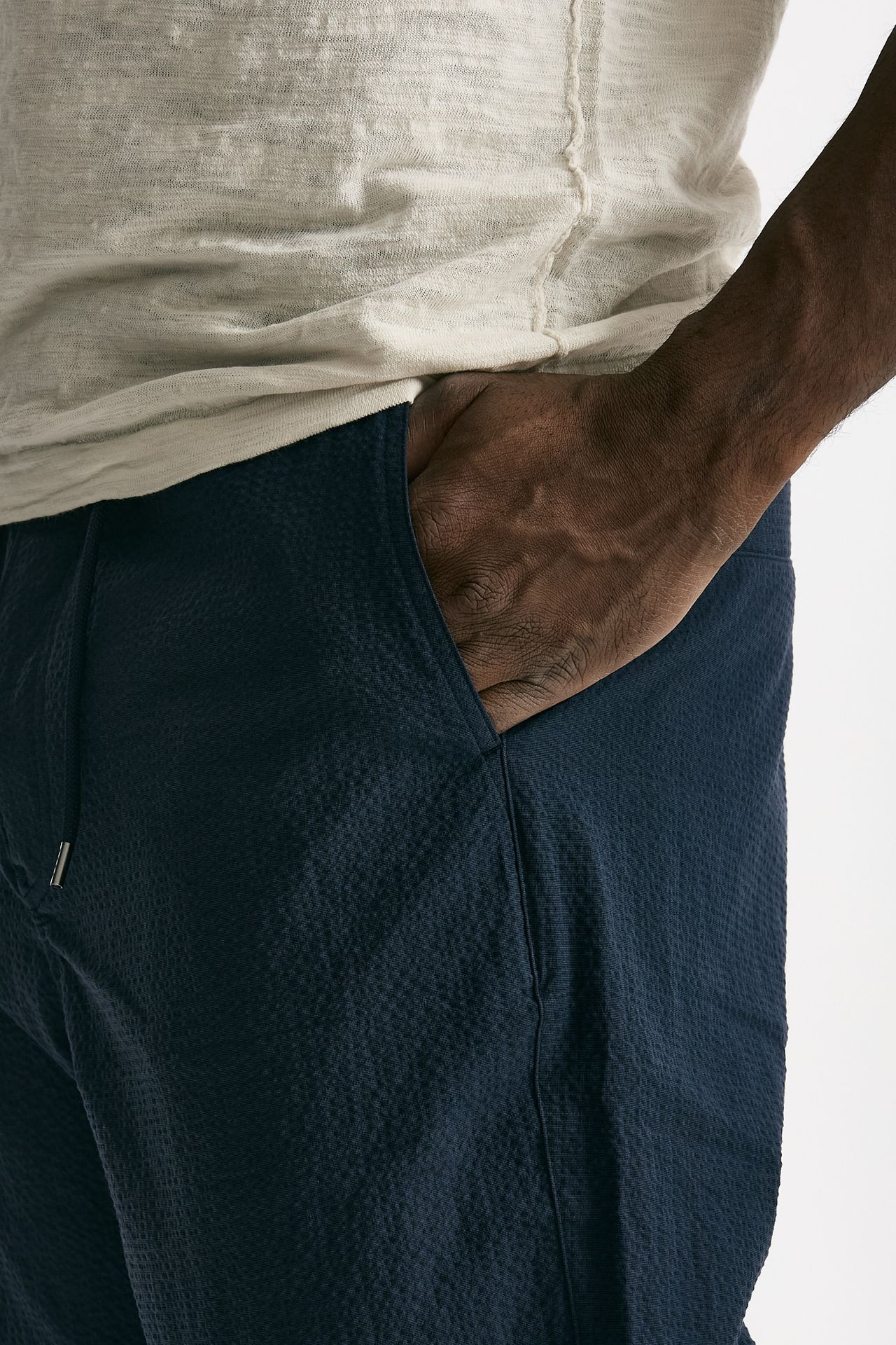 Pantalone in cotone stretch blu men Paul smith - 6
