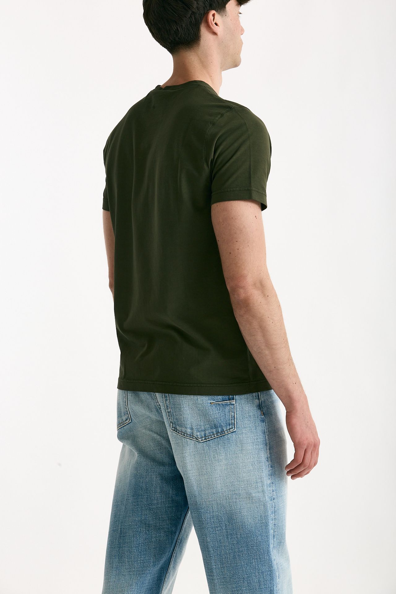 T shirt in cotone verdone men ( p - s ) - 3