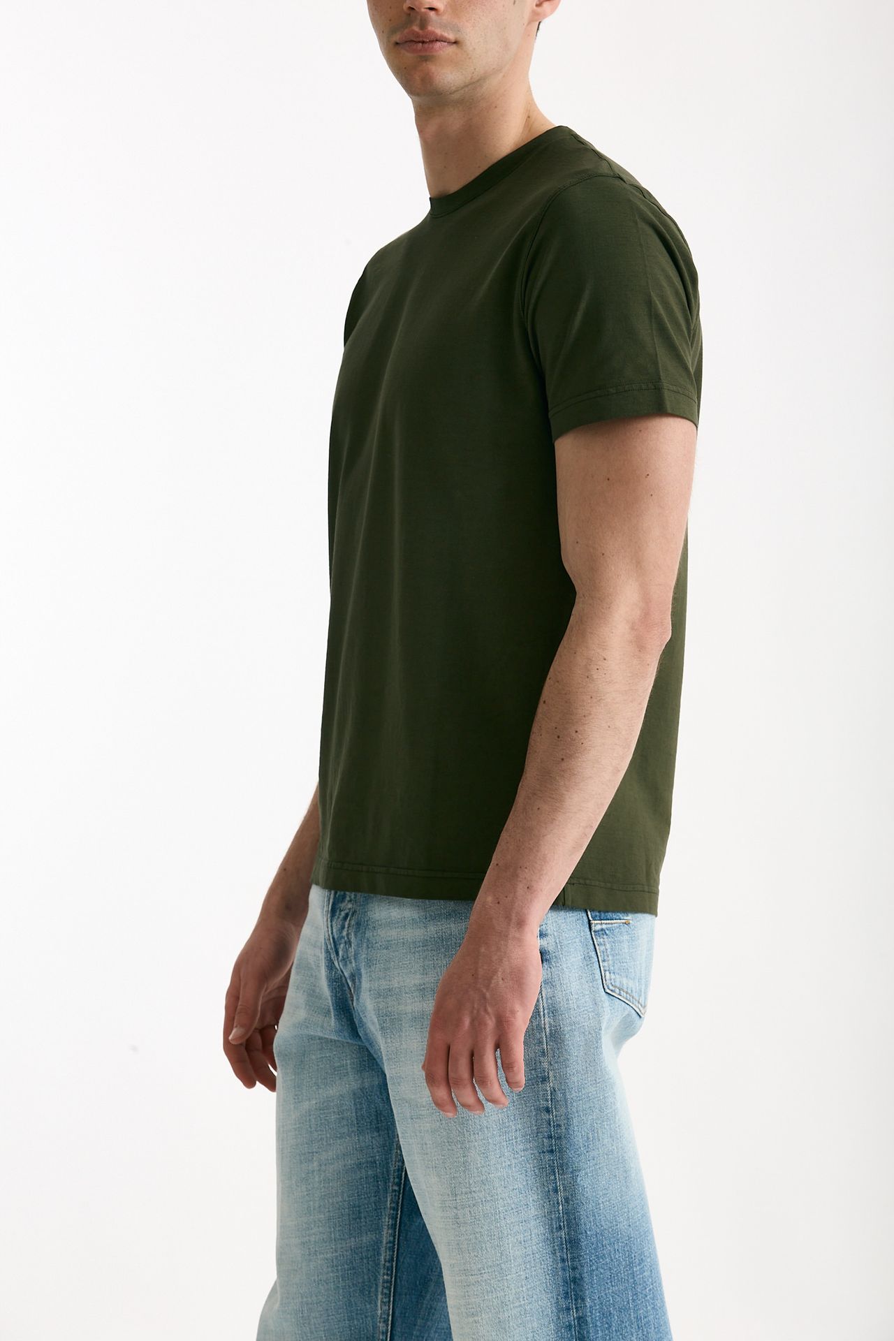 T shirt in cotone verdone men ( p - s ) - 4