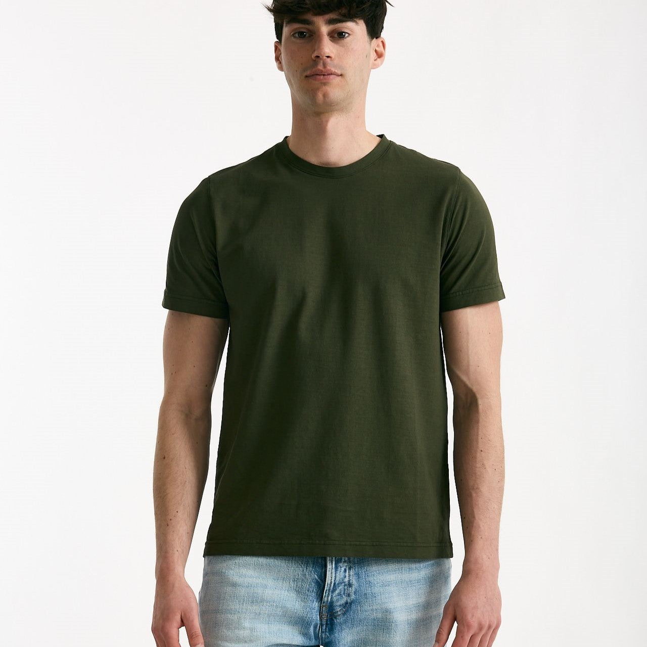 T shirt in cotone verdone men ( p - s ) - 6
