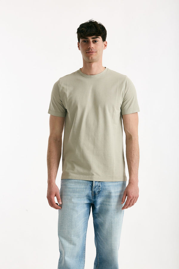 T shirt in cotone beige men ( p - s )