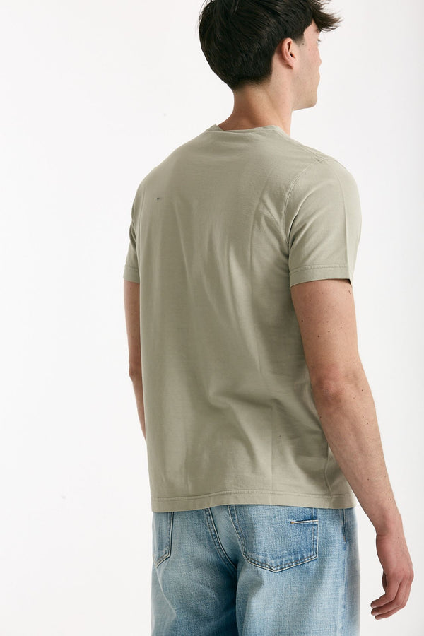 T shirt in cotone beige men ( p - s )