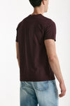 T-shirt in cotone melanzana men ( p - s ) - 4
