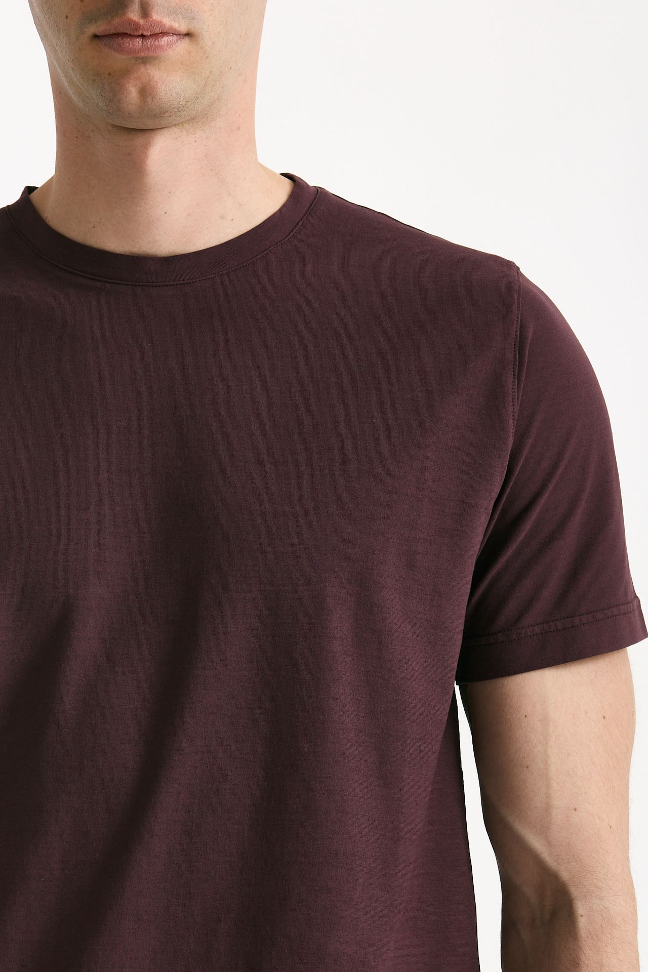 T-shirt in cotone melanzana men ( p - s ) - 5