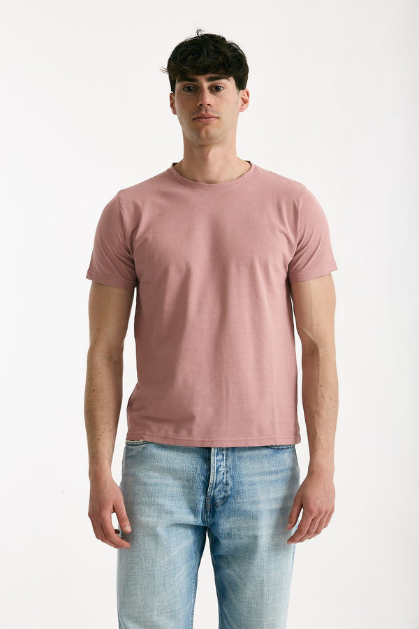 T-shirt in cotone rosa men ( p - s )