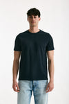 T-shirt in cotone blu men ( p - s ) - 2