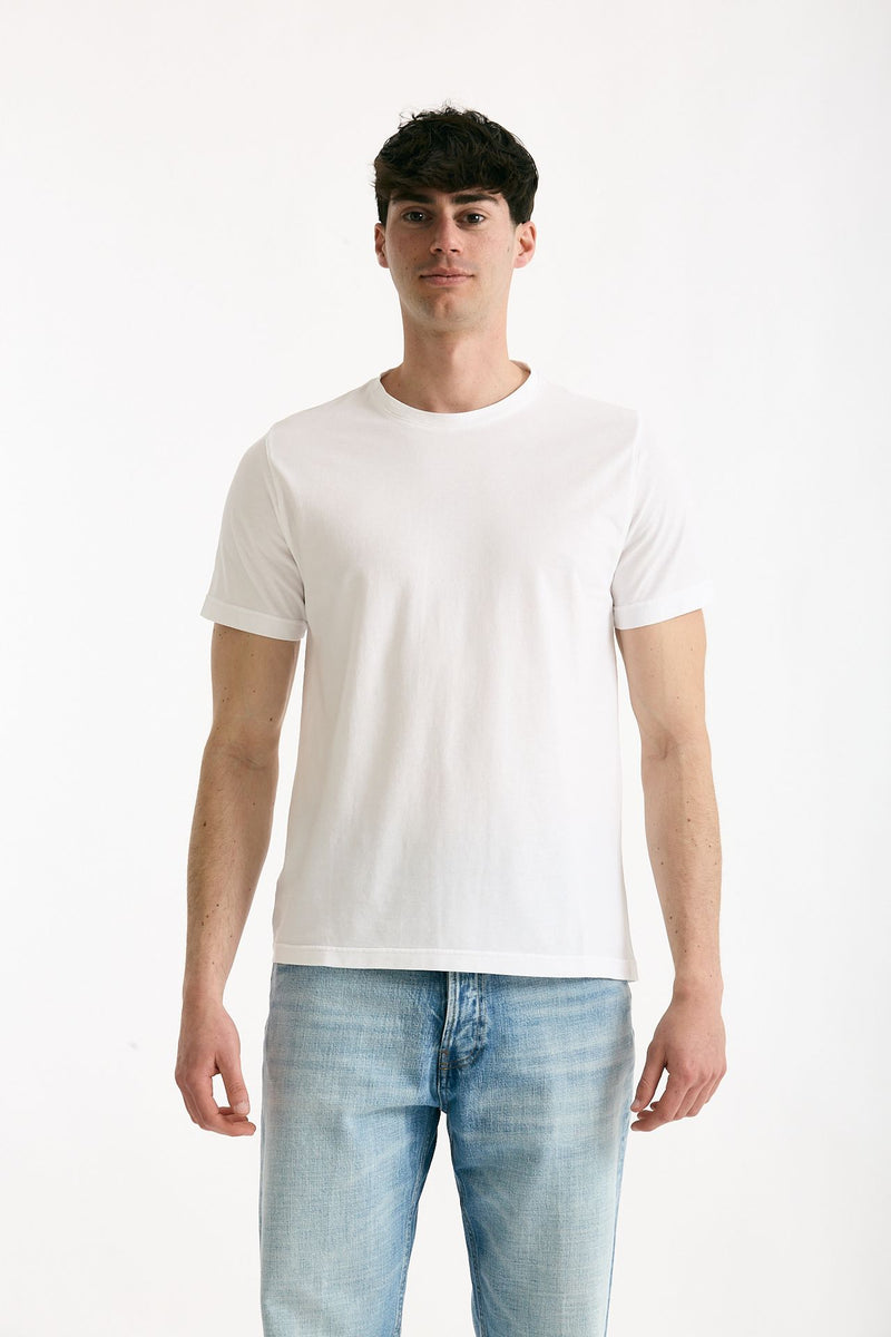 T-shirt in cotone bianco men ( p - s ) - 1