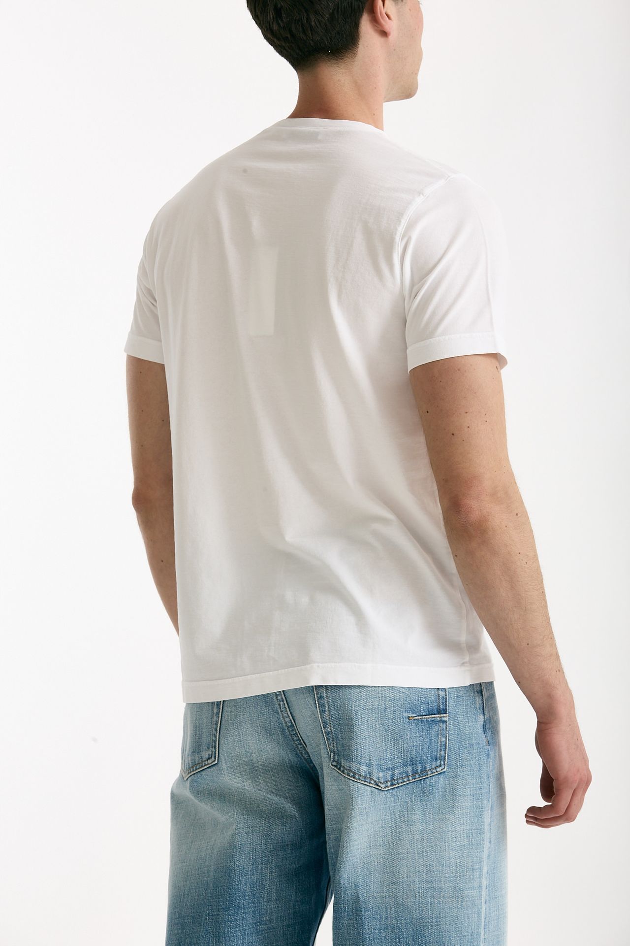 T-shirt in cotone bianco men ( p - s ) - 3