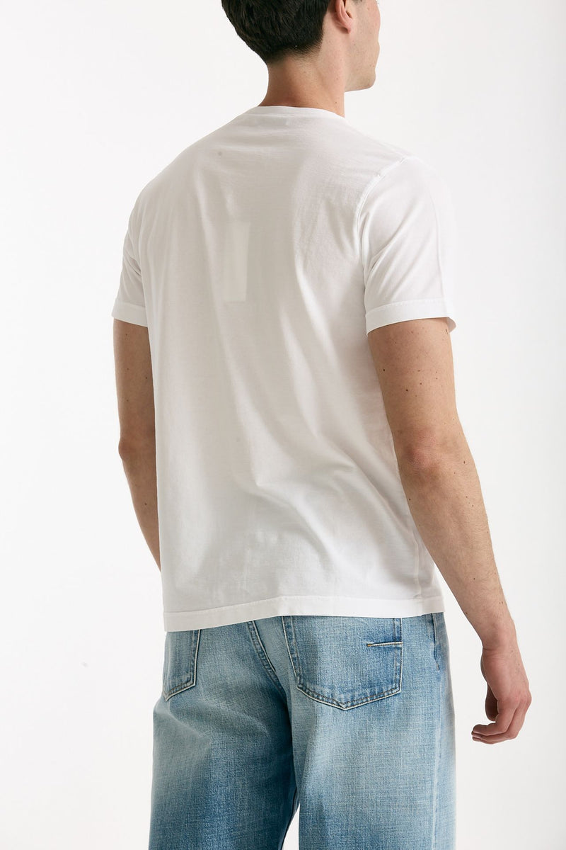 T-shirt in cotone bianco men ( p - s ) - 3