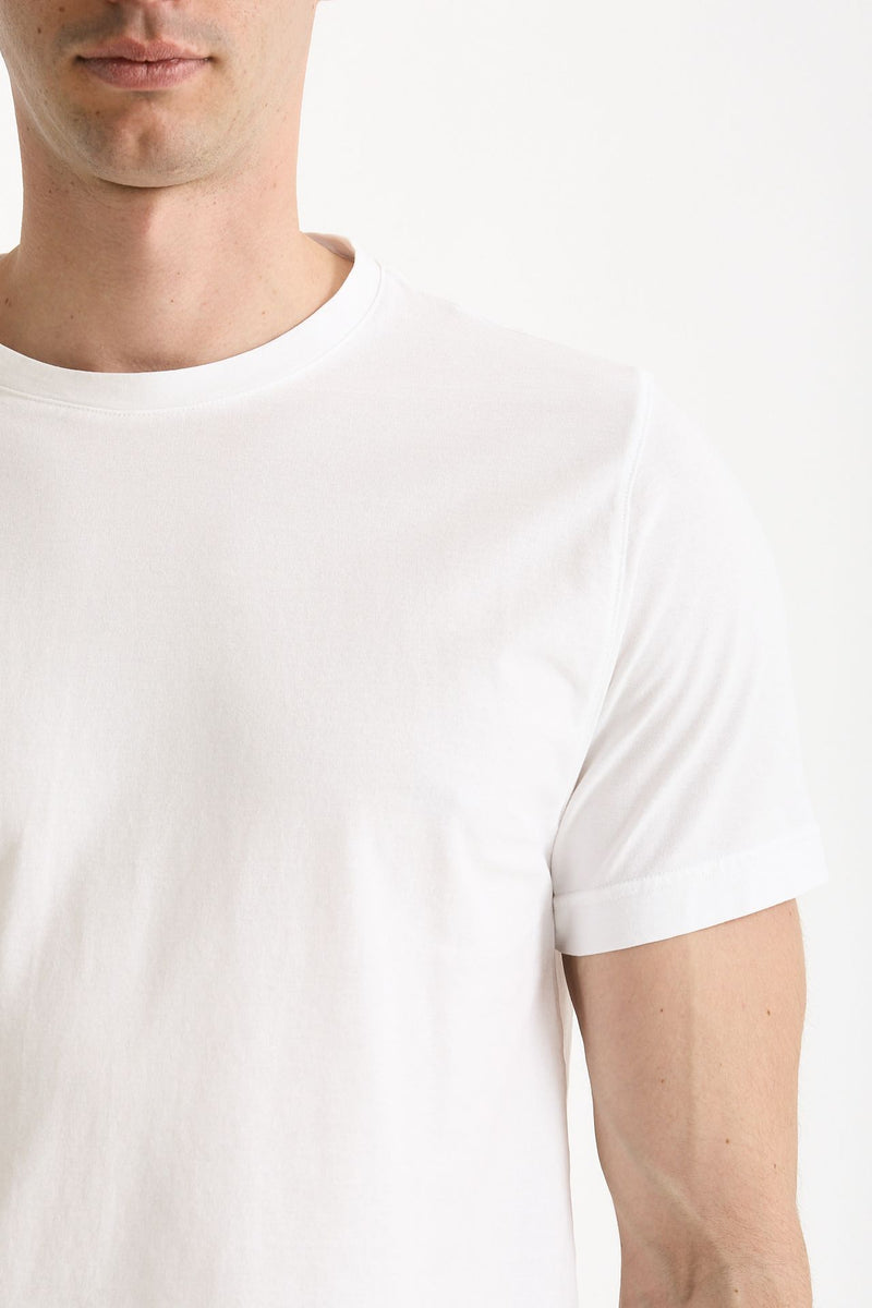 T-shirt in cotone bianco men ( p - s ) - 5
