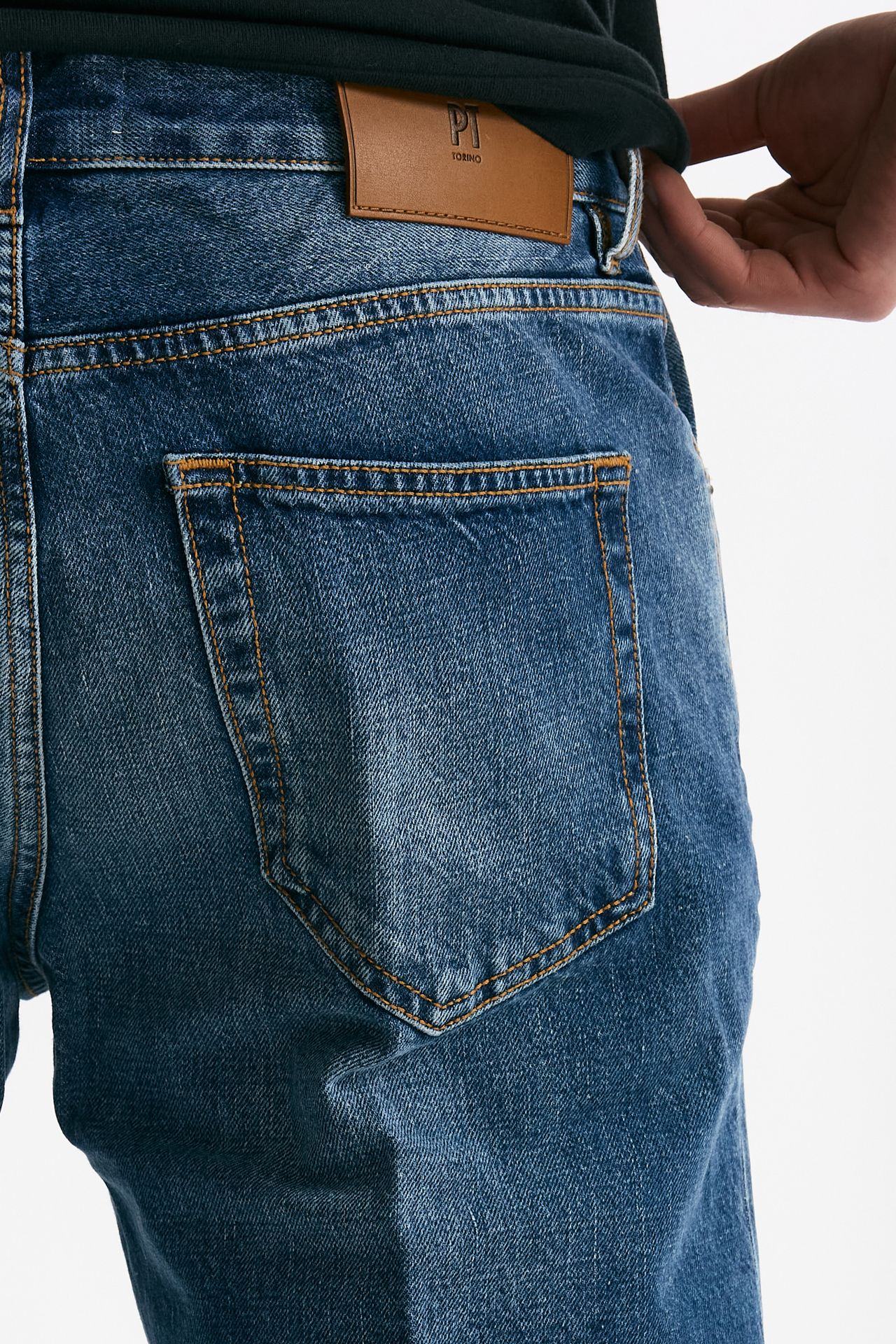 Jeans REGGAE lavaggio medio men Pt torino - 7