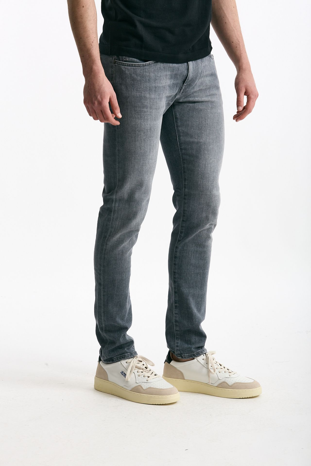 Jeans SWING stone washed grigio men Pt torino - 1