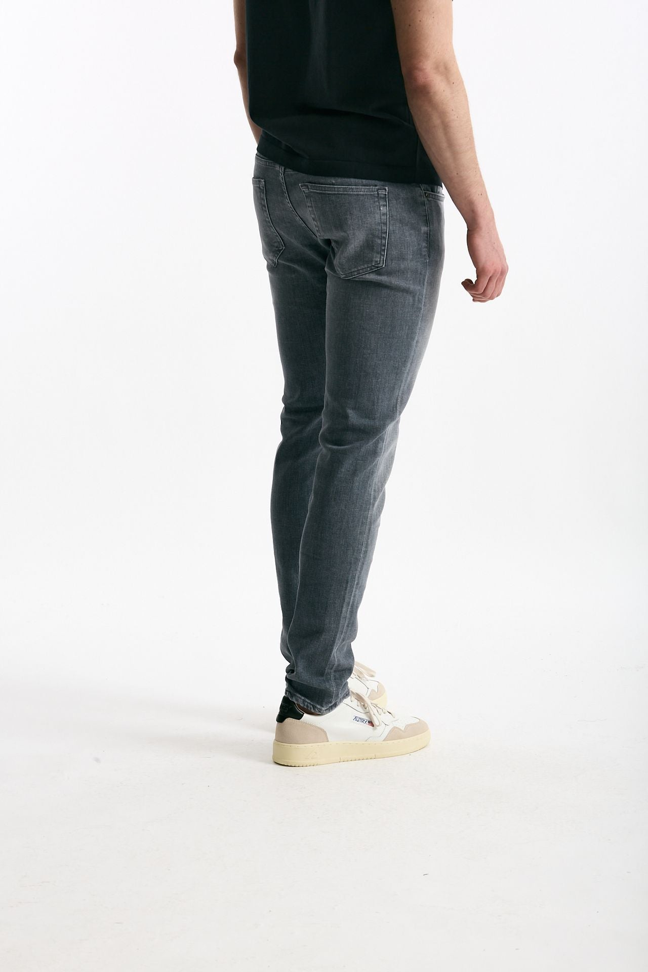 Jeans SWING stone washed grigio men Pt torino - 3