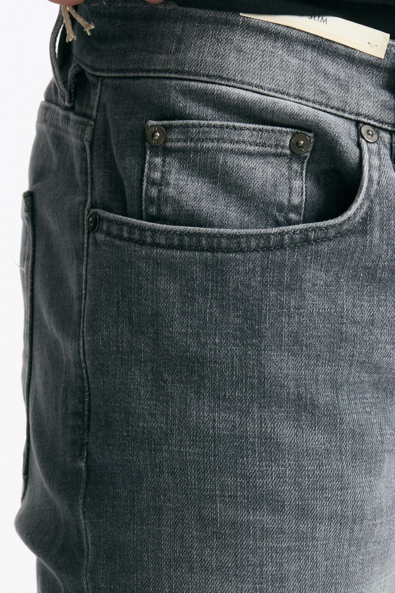 Jeans SWING stone washed grigio men Pt torino - 7