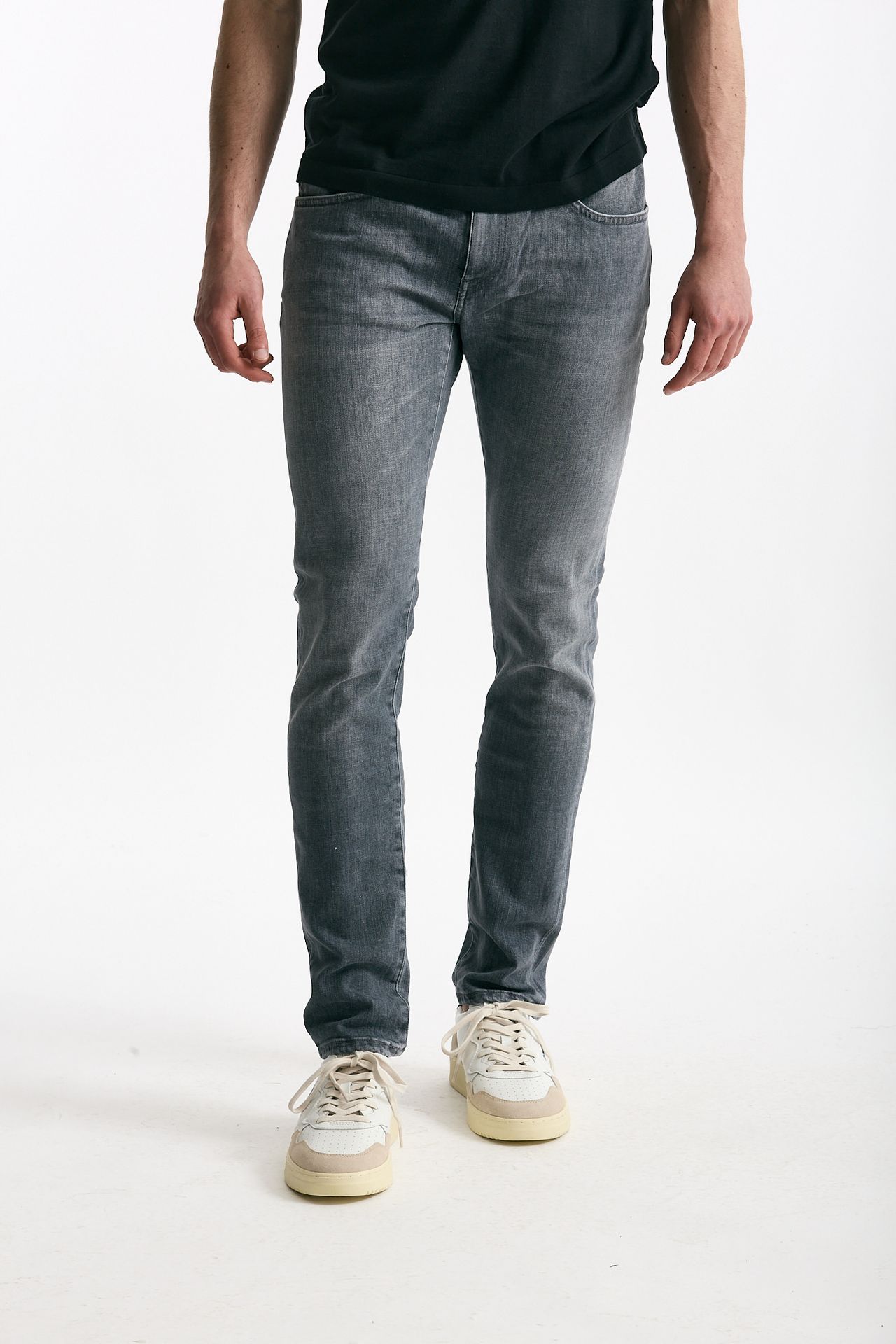Jeans SWING stone washed grigio men Pt torino - 2