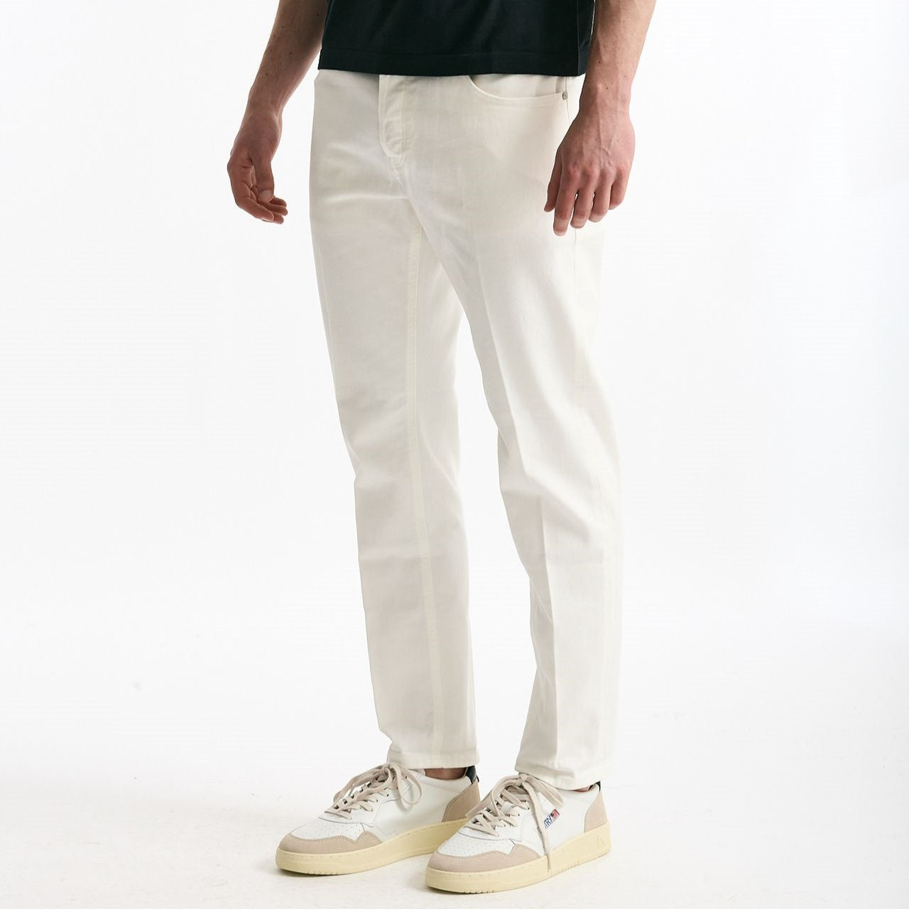 Jeans REGGAE bianco in cotone stretch men Pt torino - 8