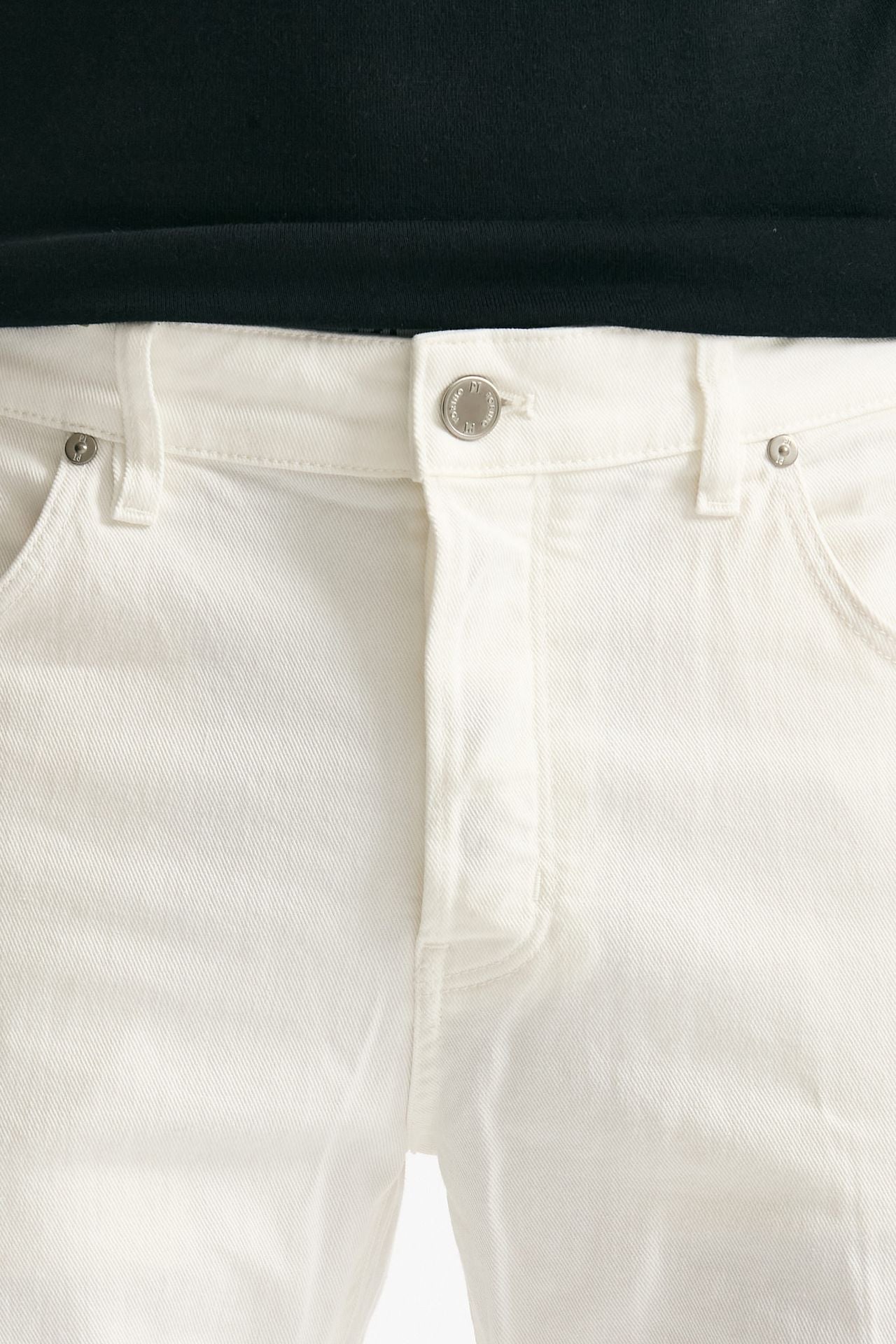 Jeans REGGAE bianco in cotone stretch men Pt torino - 5