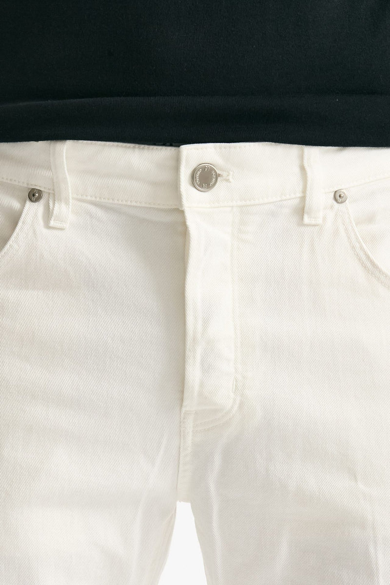 Jeans REGGAE bianco in cotone stretch men Pt torino - 5