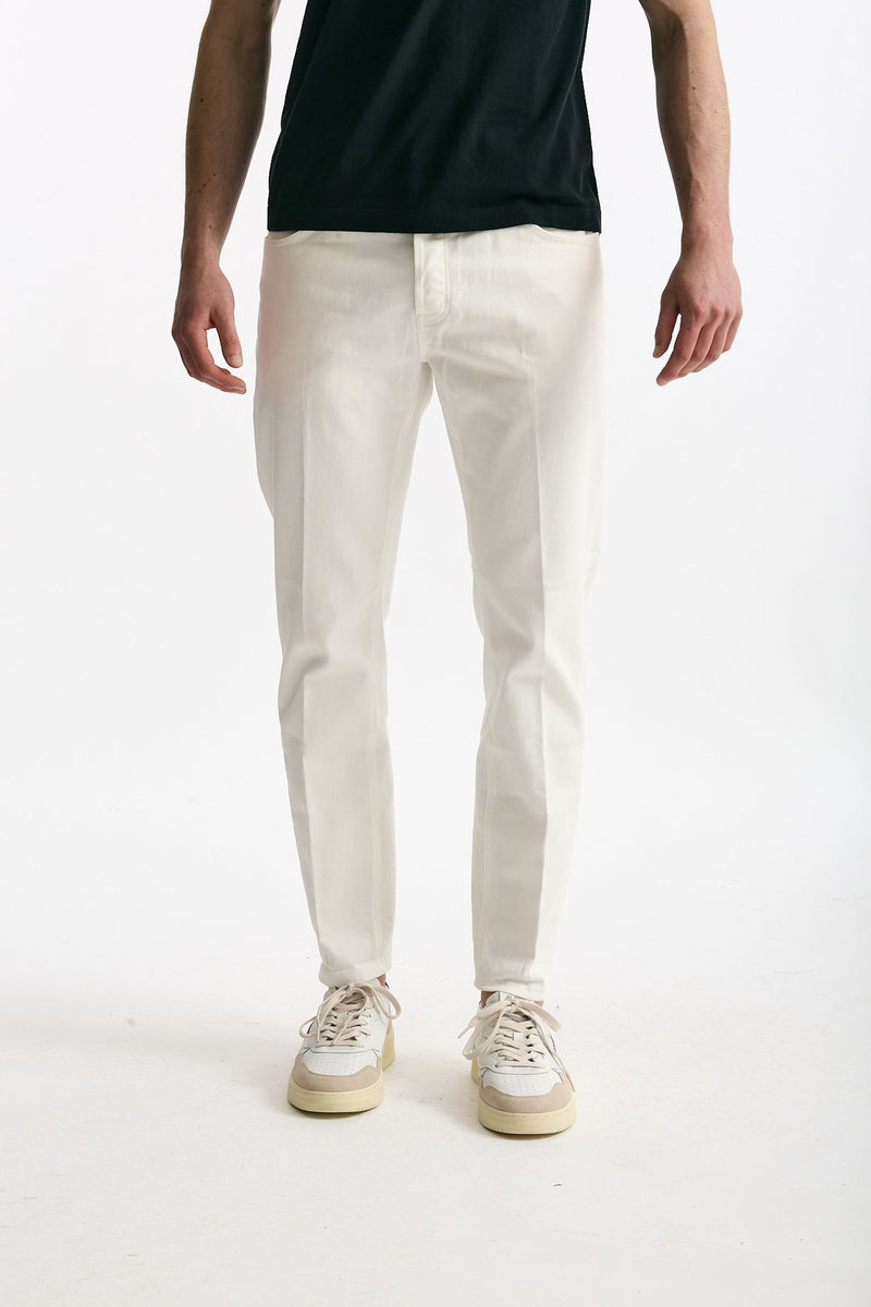 Jeans REGGAE bianco in cotone stretch men Pt torino - 2