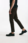 Pantalone EDGE- DIECI in cotone raso stretch marrone men Pt torino - 1