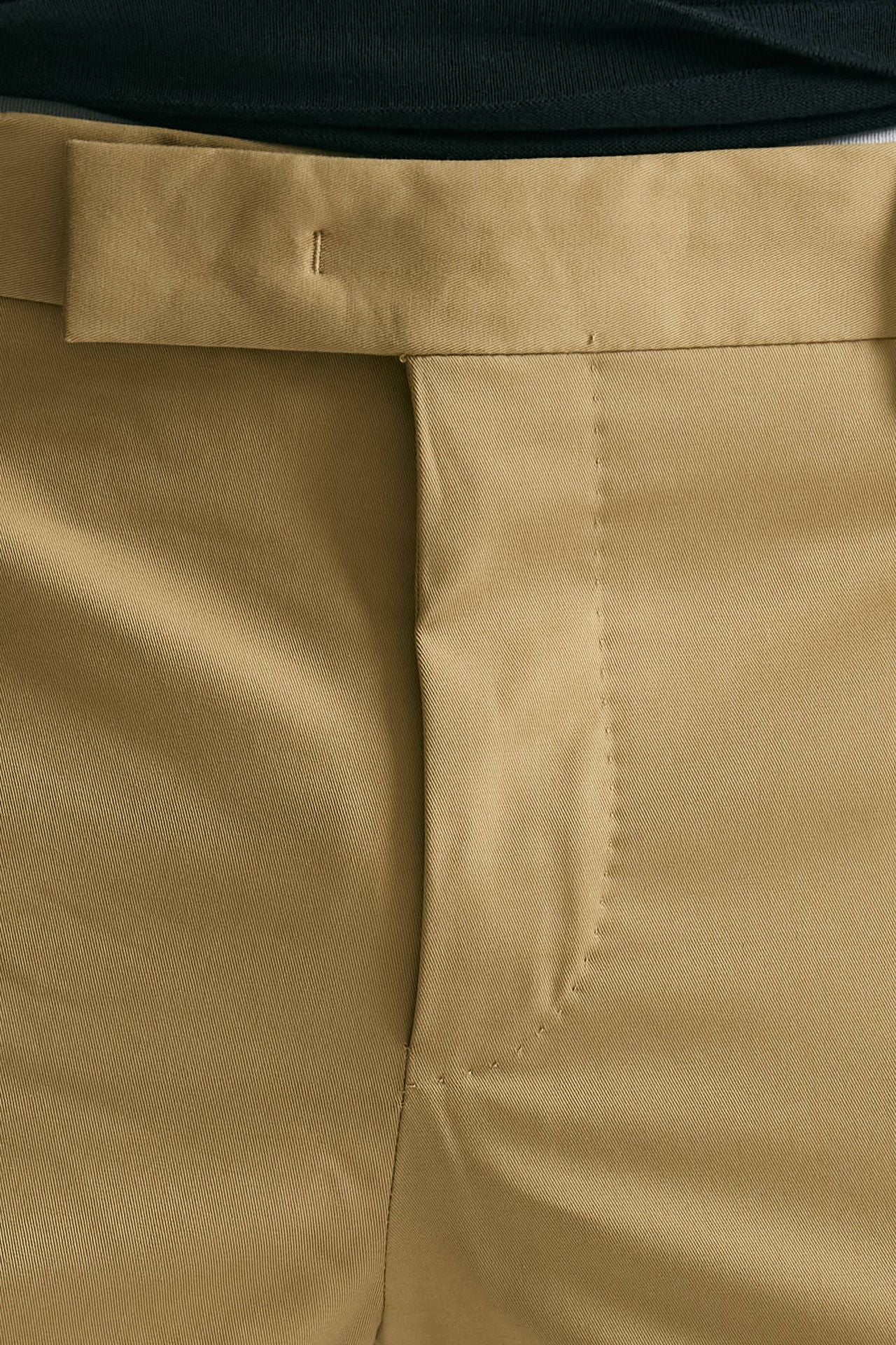 Pantalone EDGE-DIECI in cotone raso stretch cammello men Pt torino - 5