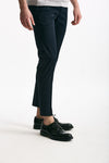Pantalone EDGE-DIECI in cotone raso stretch blu men Pt torino - 3