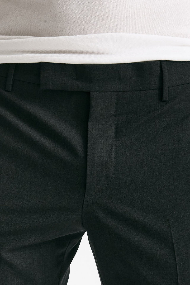 Pantalone EDGE- DIECI in lana stretch grigio antracite men Pt torino - 5