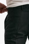 Pantalone EDGE- DIECI in lana stretch grigio antracite men Pt torino - 7