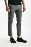 Pantalone EDGE- DIECI in lana stretch grigio chiaro men Pt torino - 3